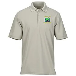 Dry Zone Stain Release Mini Grid Polo - Men's