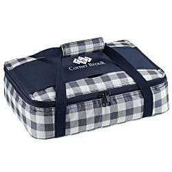 Casserole Keeper - Navy Plaid
