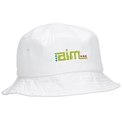 Short Brimmed Bucket Hat - Embroidered