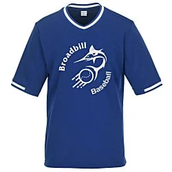 Mesh V-Neck Baseball Jersey