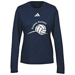 adidas Pregame Long Sleeve T-Shirt - Ladies'