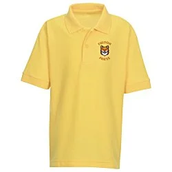 Soft Touch Pique Sport Shirt - Youth - Embroidered