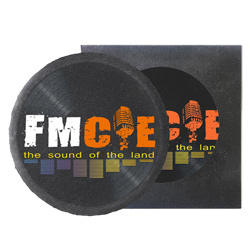 Round Slate Coaster-1 Pack