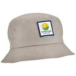 Short Brimmed Bucket Hat - Full Color Patch