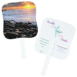 Sunset Shores Hand Fan