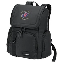 High Sierra Trekpoint Flap Backpack - Embroidered