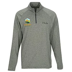 Huk Airweight Heather 1/4-Zip Pullover