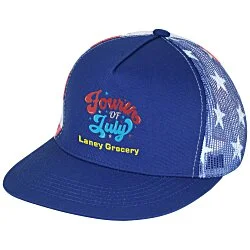 Patriotic Snapback Trucker Cap