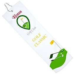 Tour Slim Golf Towel - Full Color