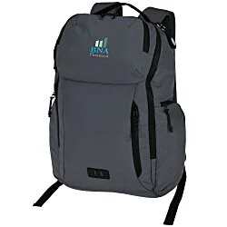 Compass Laptop Backpack - Embroidered