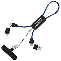 Phone Holder Wristlet with Charging Cable