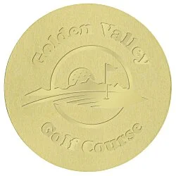 Embellished Seal by the Roll - Circle - Smooth Edge - 2 Inches