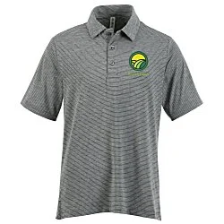 Relay Heathered Stripe Polo - Men's