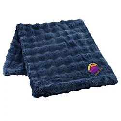 Cascade Faux Fur Bubble Blanket