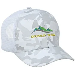 Traditional Low Profile Trucker Cap - Camo
