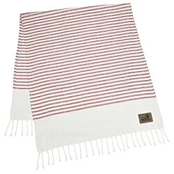 Coastline Woven Beach Towel with Patch