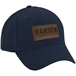 Brushed-Cotton 6-Panel Cap - Laser Engraved Patch