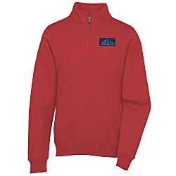 Fashion 1/4-Zip Pullover - Embroidered - 24 hr