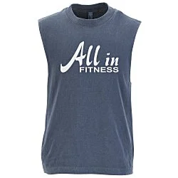 American Apparel Garment-Dyed Heavyweight Cotton Muscle T-Shirt - Men's