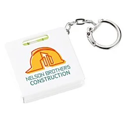 Tape Measure / Level Keychain - Full Color