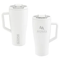 BruMate Era Flip Vacuum Tumbler with Straw - 30 oz. - Laser Engraved