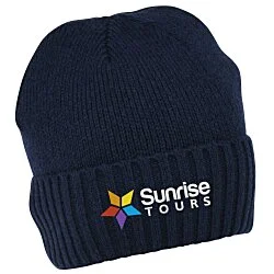 Riley Ribbed Cuff Knit Beanie