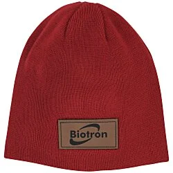 Level Knit Beanie - Laser Engraved Patch