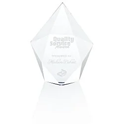 Hobart Prismatic Crystal Award - 8 inches