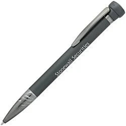 Roulette Soft Touch Metal Spinner Pen