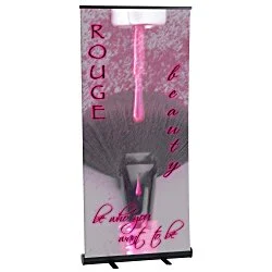 Economy Retractable Polyester Banner Display - 36 inches