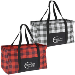 Buffalo Plaid Utility Tote