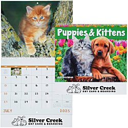 Puppies & Kittens Calendar - Spiral