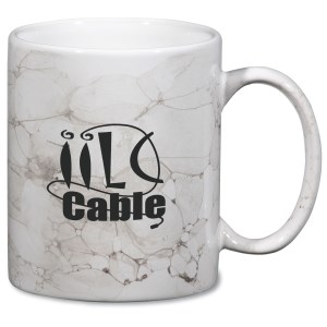 Marble Mug - White - 11 oz. Main Image
