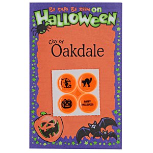 Halloween Safety Card with Quad-Dots Main Image