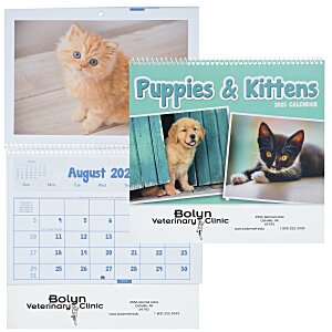 Puppies & Kittens Calendar - Pocket Main Image