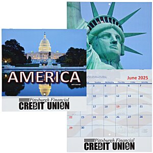 America Visions Calendar - Stapled Main Image