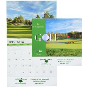 Golf Landscapes Calendar - Spiral Main Image