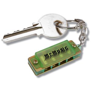 Mini Harmonica Keychain - Translucent Main Image