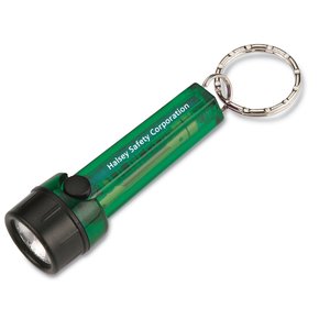 DISCONTINUED - Flashlight Keychain w/Split Ring Main Image