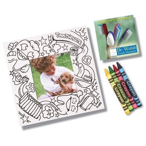 Picture Me Coloring Magnet Frame - Dentist Main Image