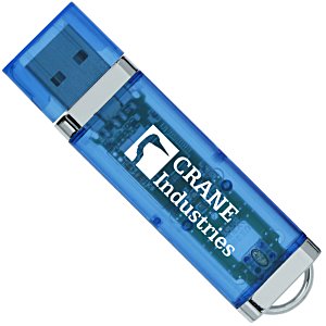 USB 2.0 Flash Drive - 1GB - Translucent Main Image