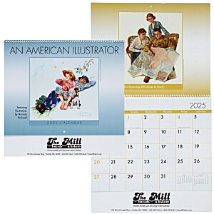 An American Illustrator Calendar - Spiral Main Image