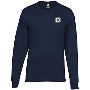 Hanes Essential-T LS T-Shirt - Men's - Screen - Colors Main Image