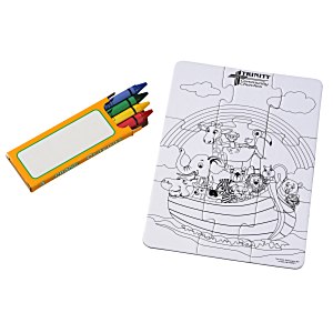Coloring Puzzle & Crayons - Ark Main Image