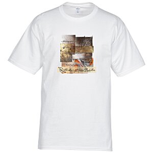 Hanes Authentic T-Shirt - Full Color - White Main Image