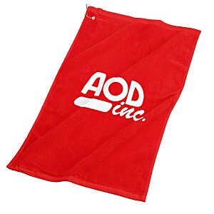 Deluxe Hemmed Golf Towel - Colors Main Image