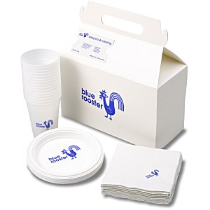 Snack Pack - Plastic Plate/Cup and Napkin Set Main Image