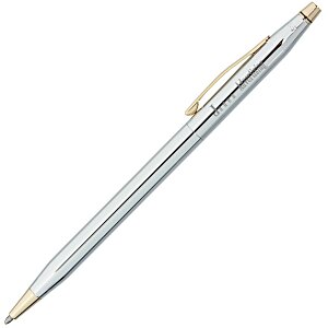 Cross Century Classic Twist Metal Pen - Gold Trim - Chrome Main Image