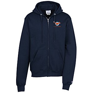 Champion Powerblend Full-Zip Hoodie - Embroidered Main Image
