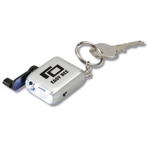 Mini Wind-Up Keychain Flashlight Main Image